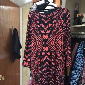 Maggy London crepe sheath midi